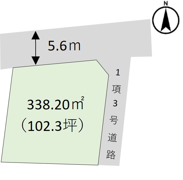 【建築条件付土地】宇都宮市金田町売地