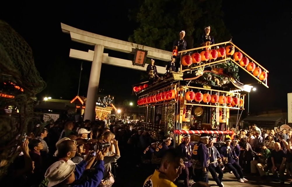 仕事終わりに駆けつけた鹿沼秋まつりの夜