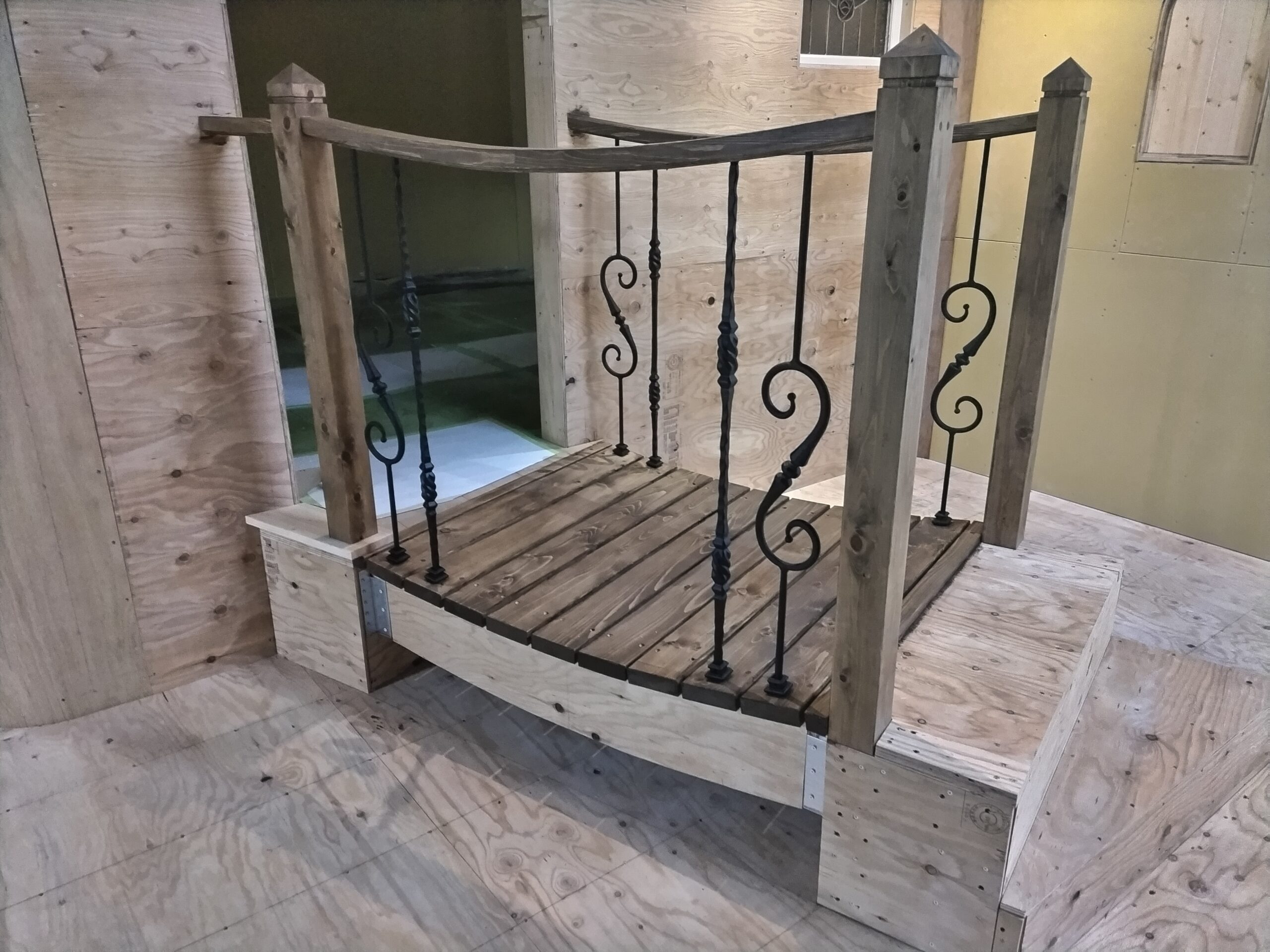 モルタル造形コーナーの工事進捗②