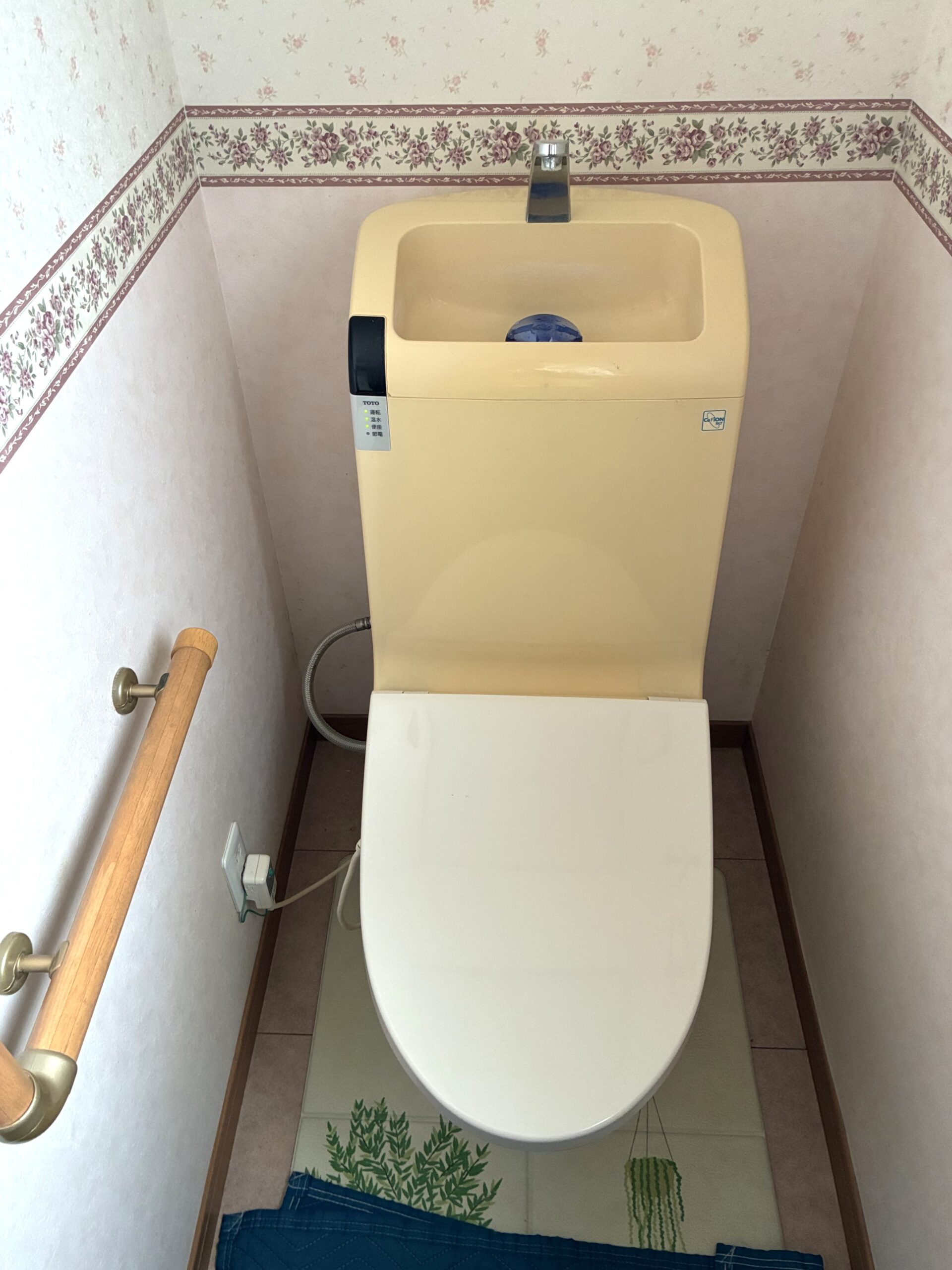 トイレ交換工事とクッションフロア施工について